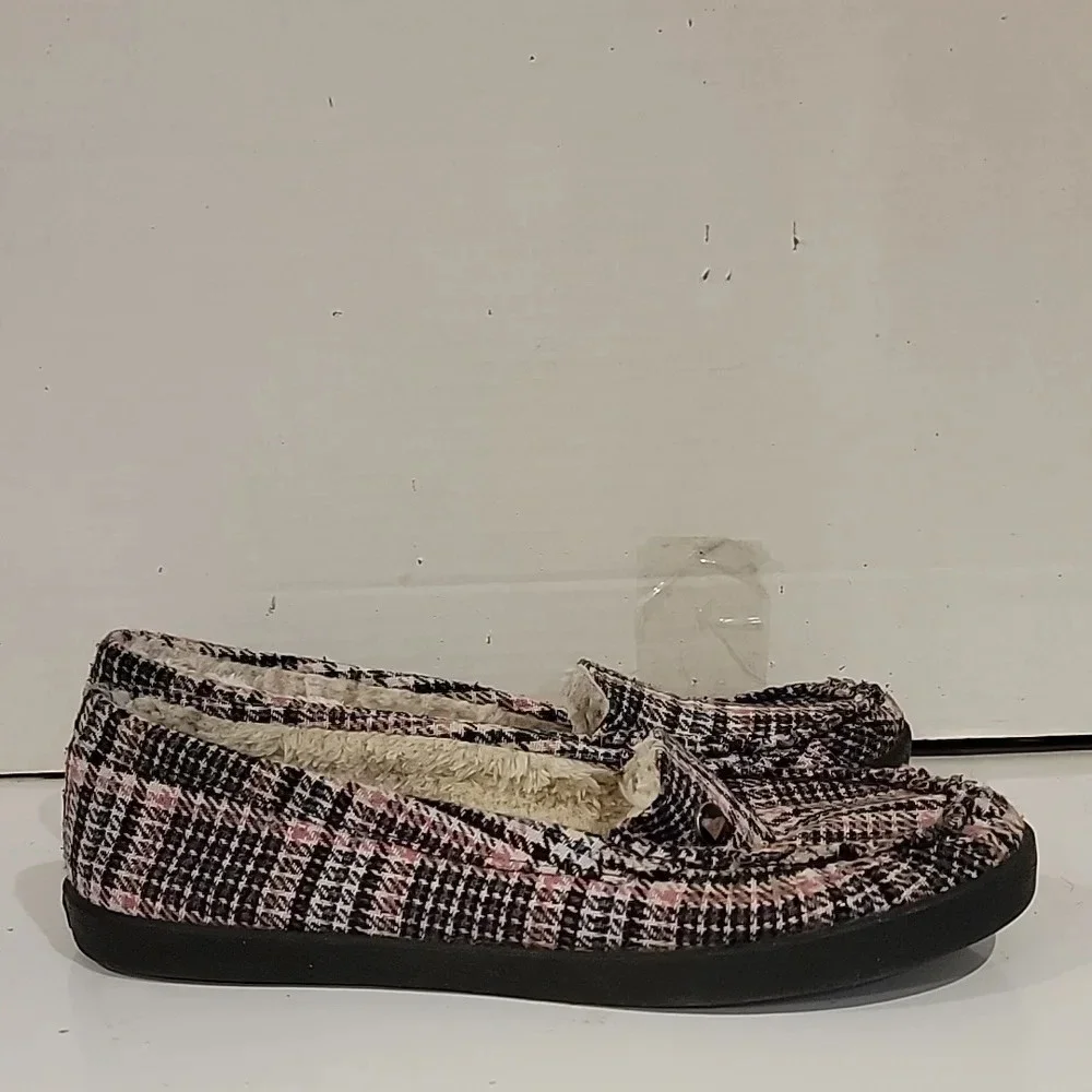 ROXY PLAID SIDEWALK SURFERS (sz 10)